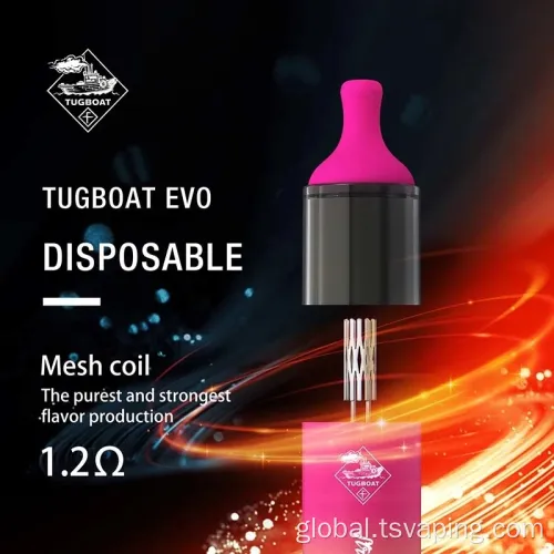 TUGBOAT EVO Disposable Vape 12ml EVO 4500 Puffs 12ml Atomizer Original Pod E-Cigarette Supplier